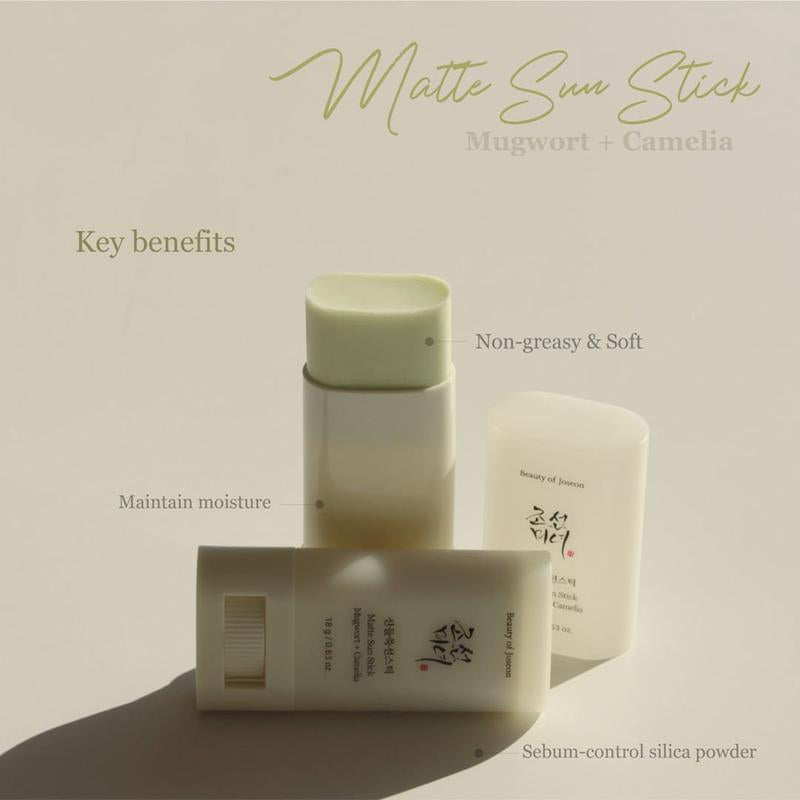 Beauty of Joseon - Matte Sun Stick : Mugwort + Camellia SPF 50+/PA++++ 18g