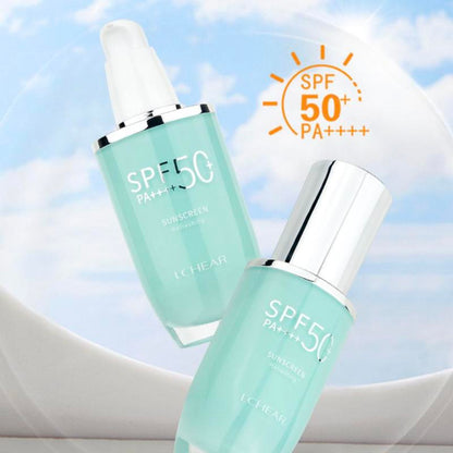 Refreshing Sunscreen SPF50+, 1 Count Moisturizing Sunscreen, Long Lasting Sunscreen, Sunscreen Lotion, Face Sunscreen, Facial Skin Care Product