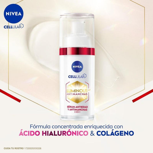 Nivea aluminous 630 serum facial 30 ML anti-age Hyaluronic Acid Hyaluronic Acid ( Red Cap )