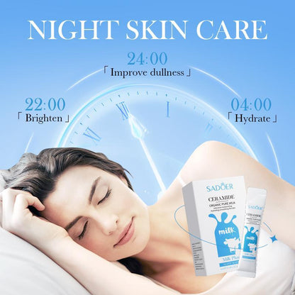 Nourishing Milk Sleeping Masks, 20pcs/set?Soft Texture Face Masks, Moisturizing Skin Care Products For Women