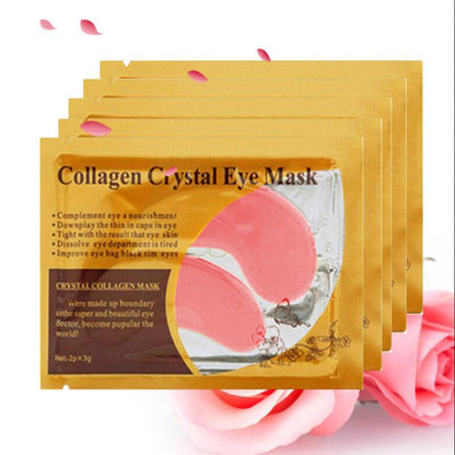 Collagen Crystal Eye Mask, 5 Counts/10pcs?Eye Care Product For Supplementing Eye Nutrition & Downplaying Fine Lines Around The Eyes