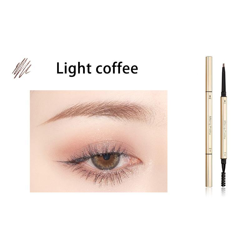 Double-Sided Waterproof Eyebrow Pencil, 1 Count Brow Styling Brush Pencil, Dual-Ended Brow Shading & Filling Pencil, Makeup Tool