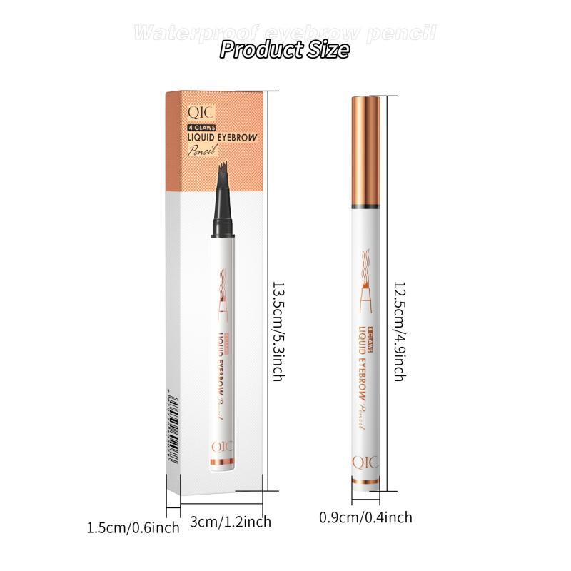 4 Claw Liquid Eyebrow Pencil, 1 Count Waterproof Long Lasting Eyebrow Pencil, Makeup Tool For Women Girls