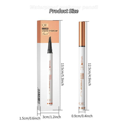 4 Claw Liquid Eyebrow Pencil, 1 Count Waterproof Long Lasting Eyebrow Pencil, Makeup Tool For Women Girls