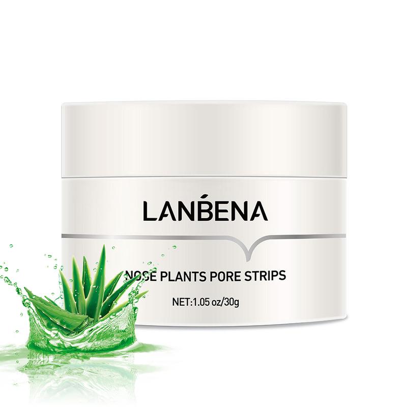 LANBENA Blackhead & Whitehead Removal Kit: Uncover Clear, Radiant Skin With The Power Of Facial Exfoliation! Experience Deeply Cleansed Acne-Free Skin 30g + 60 Sheets Gel Skincare Comfort