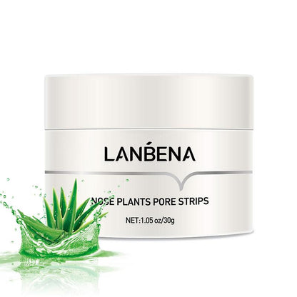 LANBENA Blackhead & Whitehead Removal Kit: Uncover Clear, Radiant Skin With The Power Of Facial Exfoliation! Experience Deeply Cleansed Acne-Free Skin 30g + 60 Sheets Gel Skincare Comfort