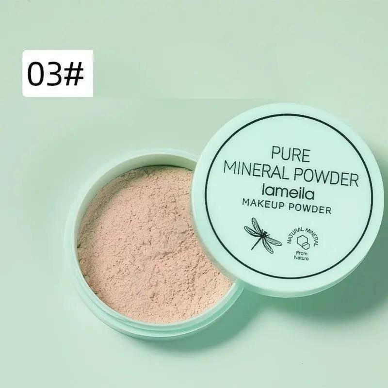 Long-Lasting Natural Makeup Setting Powder with Oil Control - Mineral Loose Concealer