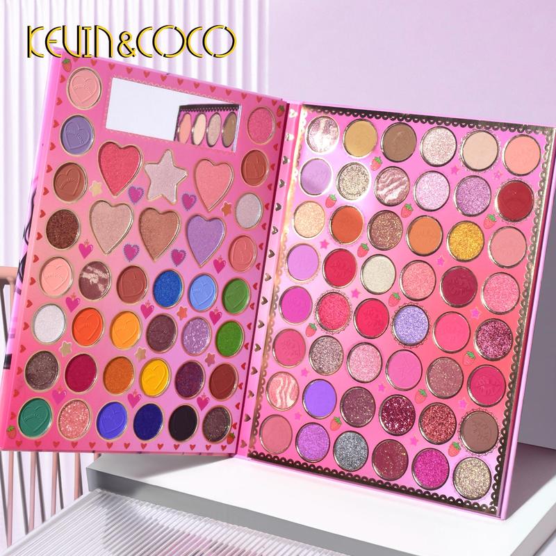 86-color Long-lasting Eyeshadow Palette, Shimmer & Matte Eye Shadow Makeup Products, High Pigmented Blendable Eyeshadow Powder, Colorful Eye Makeup Products For All Styles And Occasions