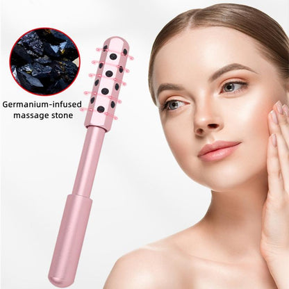 Comfort Germanium Stone Face Skincare Roller, Professional Skincare Tools for Face & Neck Massage, Beauty & Personal Skin Care Tool