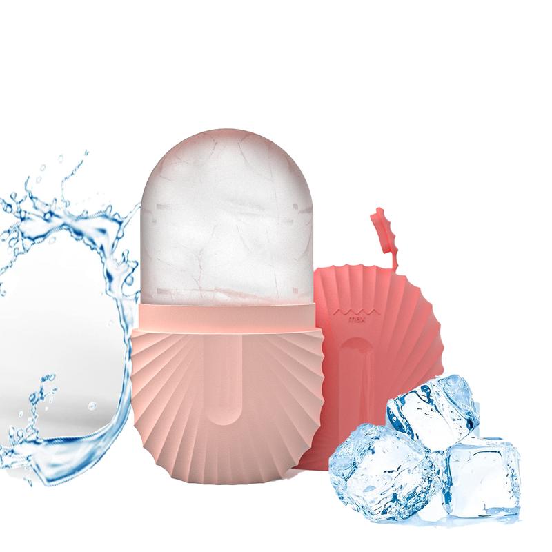 Facial Ice Roller,Silicone Facial Ice Roller,Facial and Eye Cube Ice Roller,Facial Beauty Ice Roller Skin Care Tools,Facial Ice Cube,Facial Scraping Massage,Facial Beauty Silicone Ice Moulds,Reusable Massage Silicone Ice Moulds