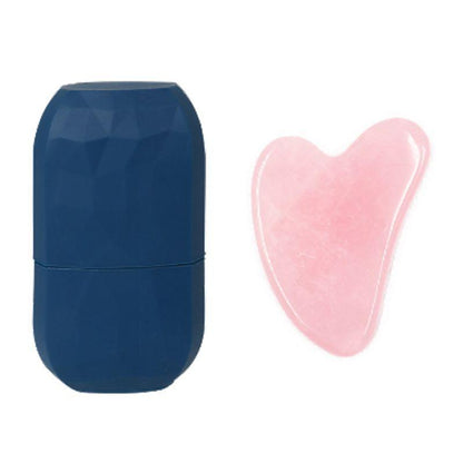 Heart Shaped Ice Roller?& Gua Sha Board, 1 Set Manual Massage Tool, Ice Roller & Gua Sha Board, Ice Block for Face & Body, Gua Sha Board for Face & Body