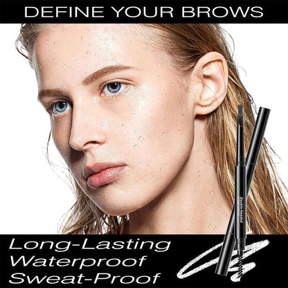 Eyebrow Retractable Definer Pencil,Fine Tip, Shapes, Defines, Fills Brow Makeup Long-wearing Waterproof Color Eyebrow Pen Flawless Long Lasting Cosmetic