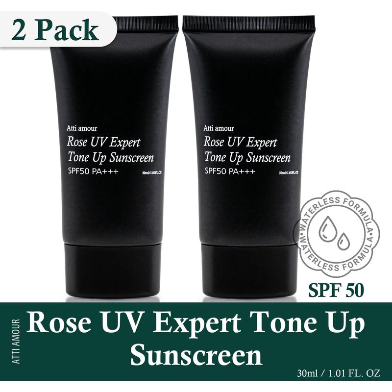 Rose U V Expert T O N E Up S u n s c r e e n, 1000 Roses, SPF 50 Mineral S u n s c r e e n , Skin Barrier Defense, Gentle & Soothing, for Sensitive Skin