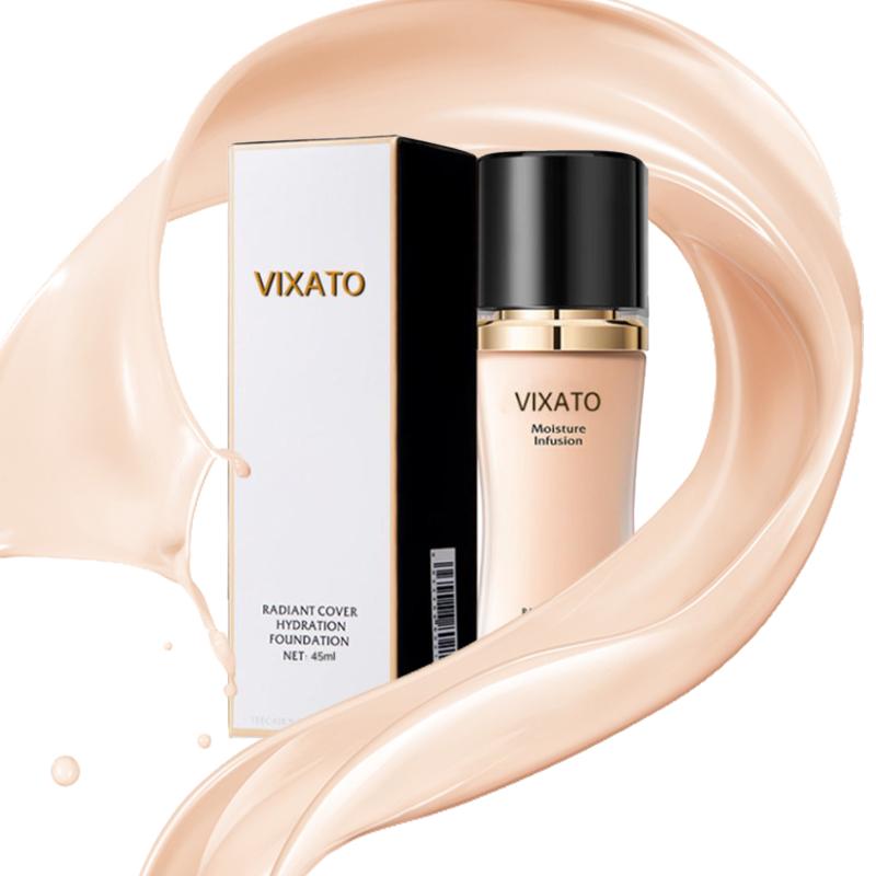 VIXATO oil-control moisturizing foundation sunscreen BB cream, blur blemish concealer, sweat-proof, moisture-proof, and will not clog pores, natural and long-lasting moisturizing concealer hydrating makeup, flawless primer moisturizing concealer BB cream