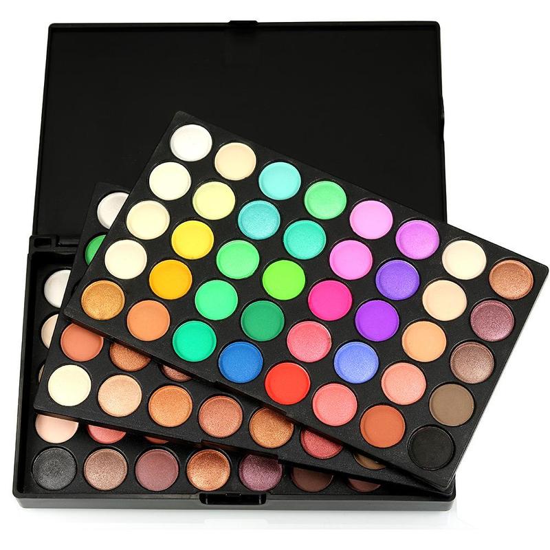 120 Colors Eyeshadow Palette, 1 Count Matte and Glitter Eye Shadows Palette, Summer Long Lasting Shimmering Eye Shadow Makeup Products, Colorful Eye Makeup Products for All Styles and Occasions,?Compact?Cosmetic?Palette