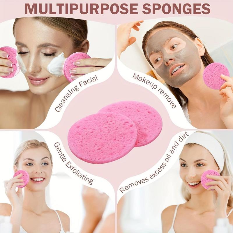 Reusable Facial Cleansing Puffs, 20pcs/set Double Sided Facial Skin Cleaning Pads, Facial Skin Care Puffs, Skincare Tools