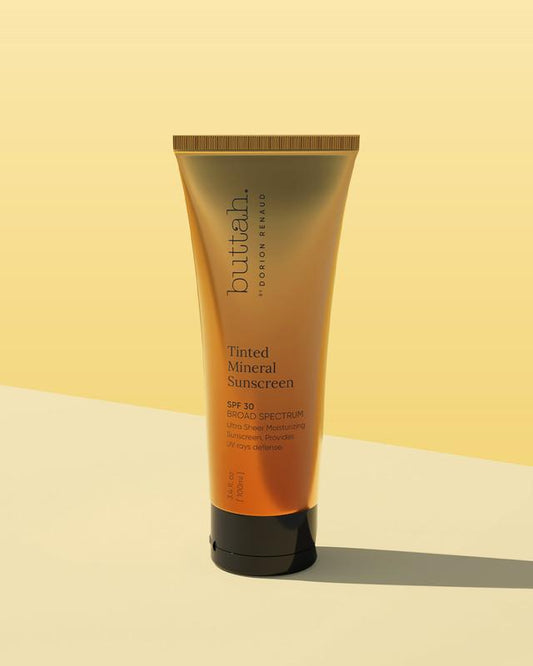 Tinted Mineral Facial Sunscreen SPF 30 Lightweight that blends on skin