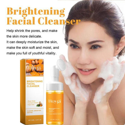 Brightening Turmeric Facial Skincare Cleanser, Comfort Deep Cleansing Hydrating Facial Cleanser, Back To School, Suitable for Acne, Pimple, Blackhead, Oily Skin