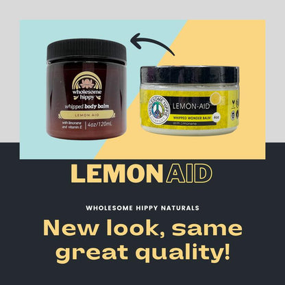 Lemon-Aid Whipped Wonder Balm with Limonene 4oz Hydrating Dry Skin Sensitive Skin Alcohol Free