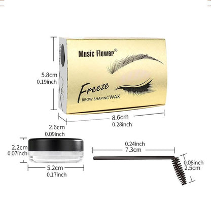 Transparent Eyebrow Gel, Eyebrow Shaping Kit for Women, Clear Eyebrow Balm, Eyebrow Shaping Wax, Clear Eyebrow Gel, Cosmetic Gift for Summer Gifts