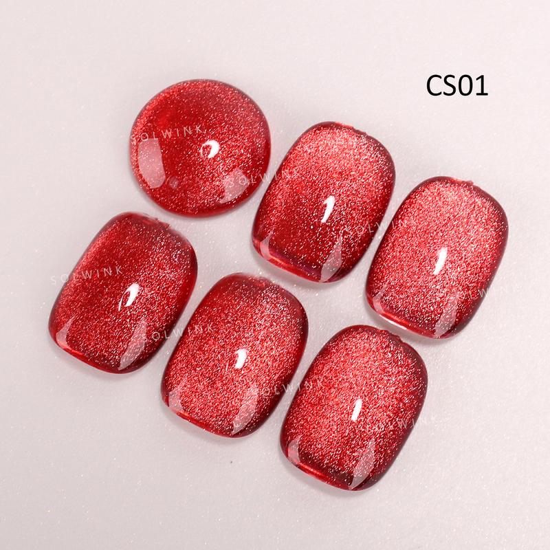 6pcs/lot Color Symphony Cat Eye Gel Nail Polish Set Magnet Polish