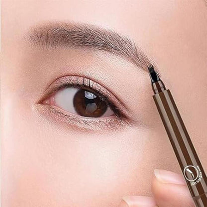 5-Color 4 Split Evebrow Pen, Waterproof Evebrow Gray Brown Tint Stick, Long Lasting Eyebrow Tattoos Natural EyebrOw Shaping Pen Makeup FlawIess Cosmetic