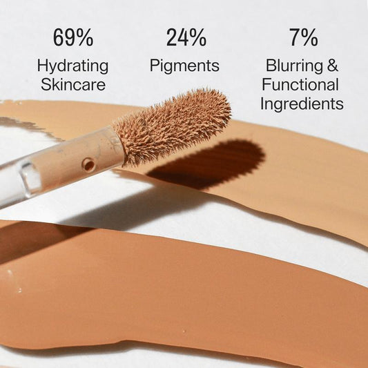 French Face Concealer Concentrate; Hydrating Full-Coverage Multi-Use Makeup for Even, Healthy-Looking Skin Over 40+