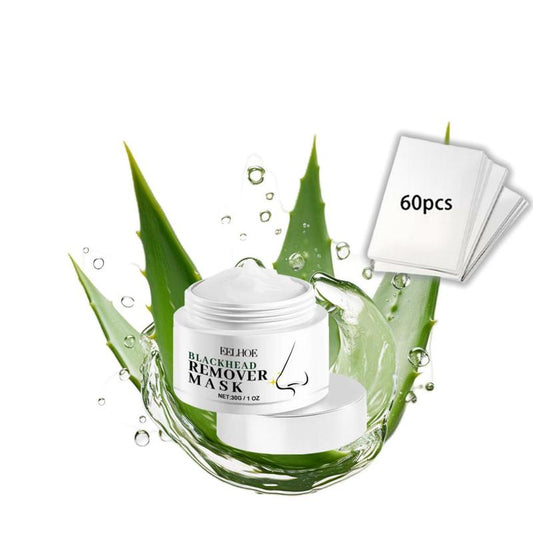 Aloe Vera Nose Pore Cleaning Mask, 60pcs/box Deep Cleansing Nose Pore Sticker, Facial Skin Care Product for Men & Women