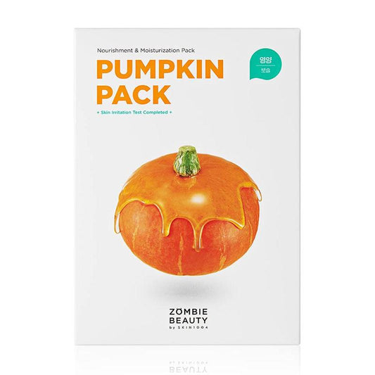 [SKIN1004] Zombie Beauty Pumpkin Pack (16ea),  Facial Mask, Removing Dead Cells, , Anti Acne, Pore Treatment, Fine Lines, Korean Skin Care, Viral  Pumpkin Pack