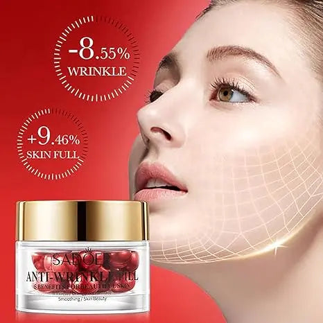 Anti-wrinkle pill,Anti-wrinkle essential oil,Benefits for Beautiful Skin,Firmness/Lifting/ Anti-wrinkle/Smoothing/Skin Beauty SADOER