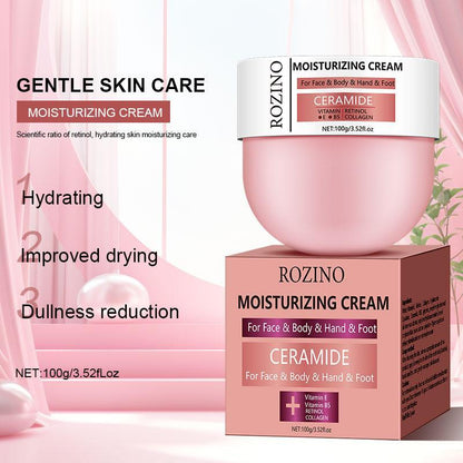 Hydrating Comfort Skincare Ceramide Moisturizing Cream, Hydrating Nourishing Moisturizer for Face & Body, Hydrate Skin Care Product for Women