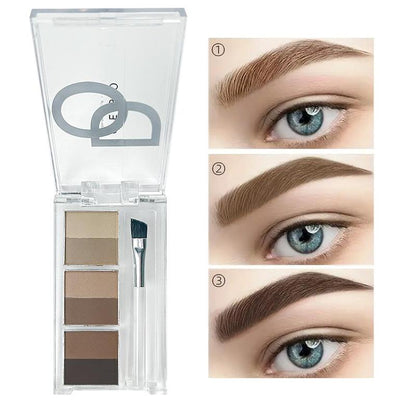 Eyebrow Powder 6-color Eyebrow Palette Beauty Contour Eyebrow Pencil Professional Eye Makeup Eyebrow Filler