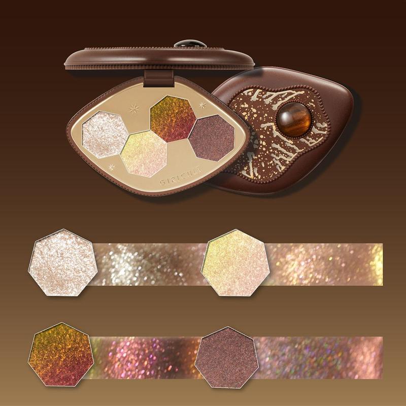 4 Color Eyeshadow Palette, Shimmering Eye Shadow Makeup Palette, High Pigmented Eyeshadow Powder, Long Lasting Shimmering Eye Shadow Makeup Products, Back to School