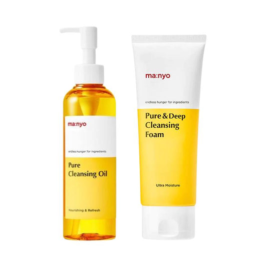 [ma:nyo Official Shop] Pure Cleansing oil  400ml + Foam 200ml for double cleansing koreanskincare set