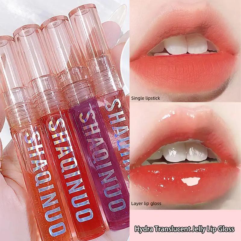 4pcs/set Hydrating Lip Oil, Glossy Lip Glaze Stick, Plumping Lip Oil Juicy Lipstick For All Occasions Makeup, Girls And Women