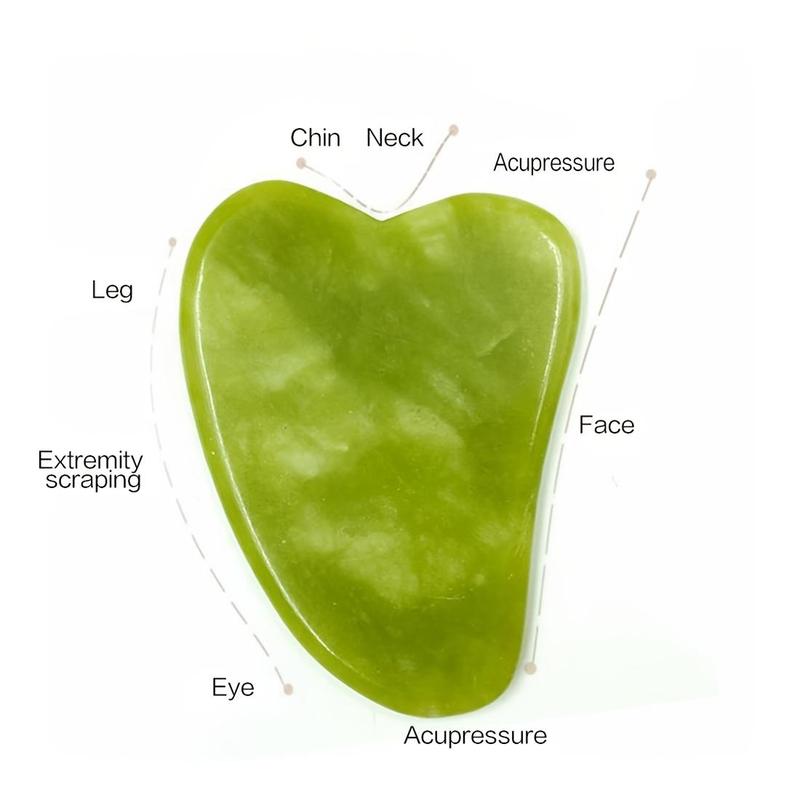 Facial Massage Roller & Heart Shaped Gua Sha Board, 2pcs/set Face Massage Tools, Skin Care Products