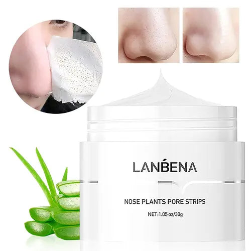 Ackhead-Remover-Mask, Blackhead Remover Strips, Nose Pore Strips, Blackhead Removal Mask, Peel off Mask-Deep Cleansing Pore & Acne (1.05 Ounce)LANBENAB Skincare Smooth