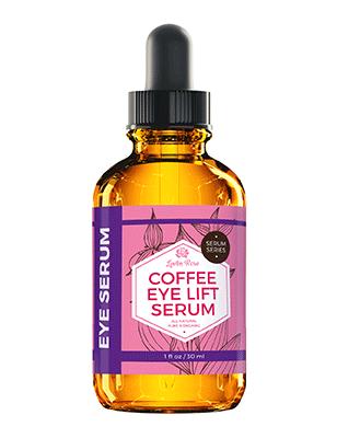 Leven Rose Coffee Eye Lift Serum - 1 oz, Nourishing Formula with Vitamins A, B, C, E