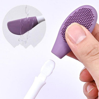 Dual-ended Facial Cleansing Mask Brush, 3pcs Silicone Face Scrubber, Professional Skincare Tools for Women