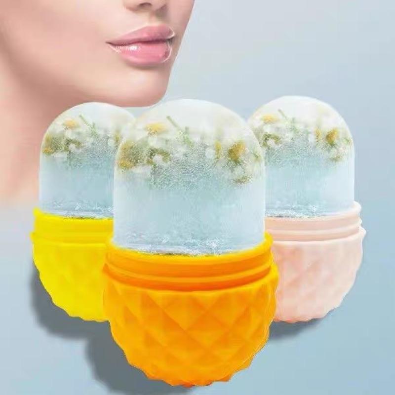 Ice Ball Mold, Portable Ice Ball Maker Mold, Face Massage Ice Ball Maker, Skincare Tool for Home & Travel