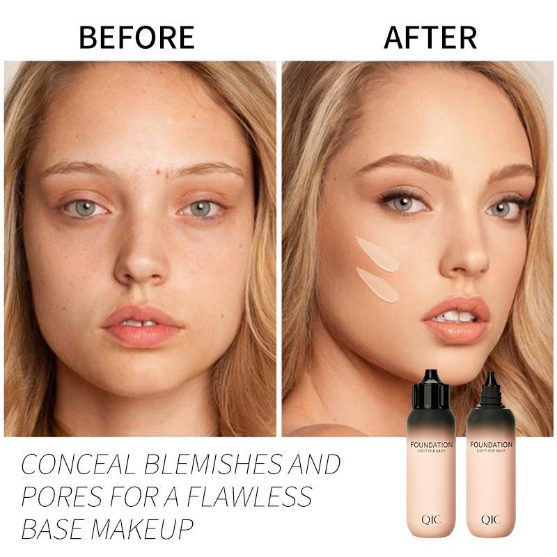 Long-lasting Liquid Foundation, Lightweight?Hydrating?Concealer?Foundation, Flawless Makeup Foundation,?Moisturize?Skin & Cover Pores