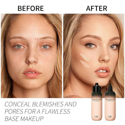 30ml Long-lasting Liquid Foundation, 1 Count Oil Control Concealer, Full Coverage Flawless Makeup Cream, Lightweight Concealer Foundation, Moisturizing Foundation