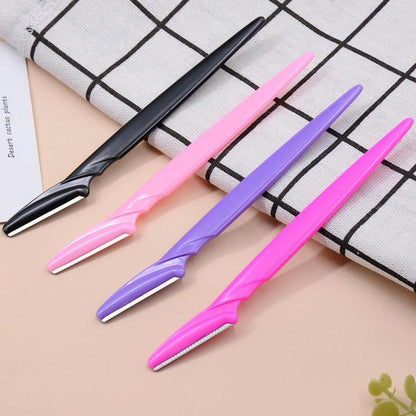 Summer Eyebrow Razor, 20pcs/set Gentle Eyebrow Trimmers, Eyebrow Razors for Women, Facial Razors for Shaving, Eyebrow Shaping Tool, Midnight Shimmer, Cosmetic Tools, Makeup Tools