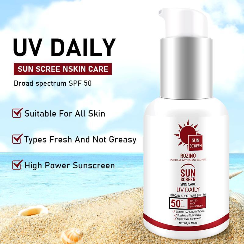 Press Type Sunscreen, Plant Extract Ingredients Gentle Anti-UV, Even Skin Tone, Brightening Skin, Refreshing and Non Greasy, Suitable for All Skin Types