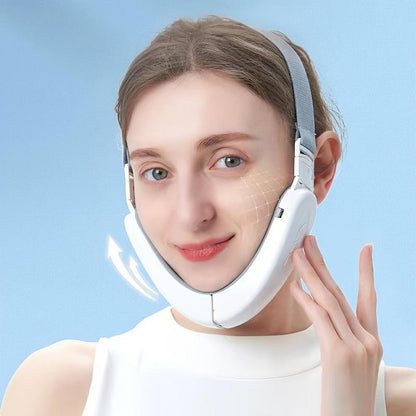 1 Piece V-shaped Intelligent Slimming Face Instrument, Helps Lifting & Tightening Facial Massage Tool, Portable Skincare Tools For Women