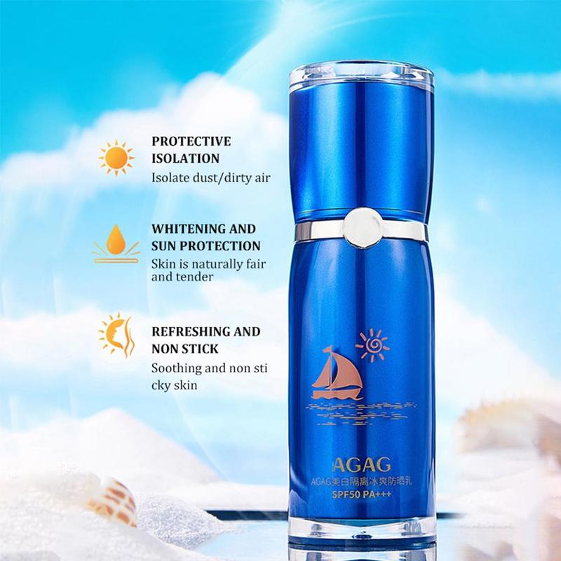 30ml Sunscreen, Spf 50 Pa+++ Moisturizing Sunscreen, Long Lasting Sun Care Product, Hydrating Sunscreen, Face Sunscreen, Sun Care Product for Women & Men