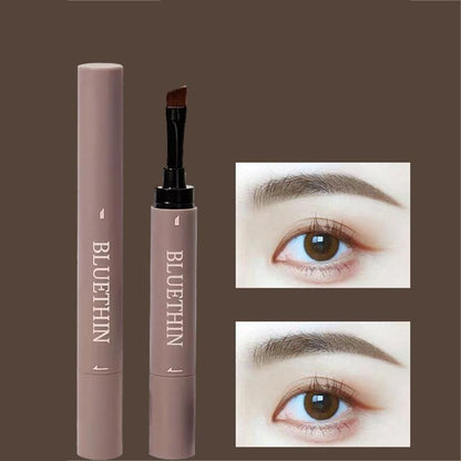 2 in 1 Eyebrow Cream With Brush, 1 Count Waterproof Anti Smudge Eyebrow Pencil, Eyebrow Cream With Brush, Waterproof Long Lasting Eyebrow Pencil, Eyebrow Makeup Tool For Daily Use