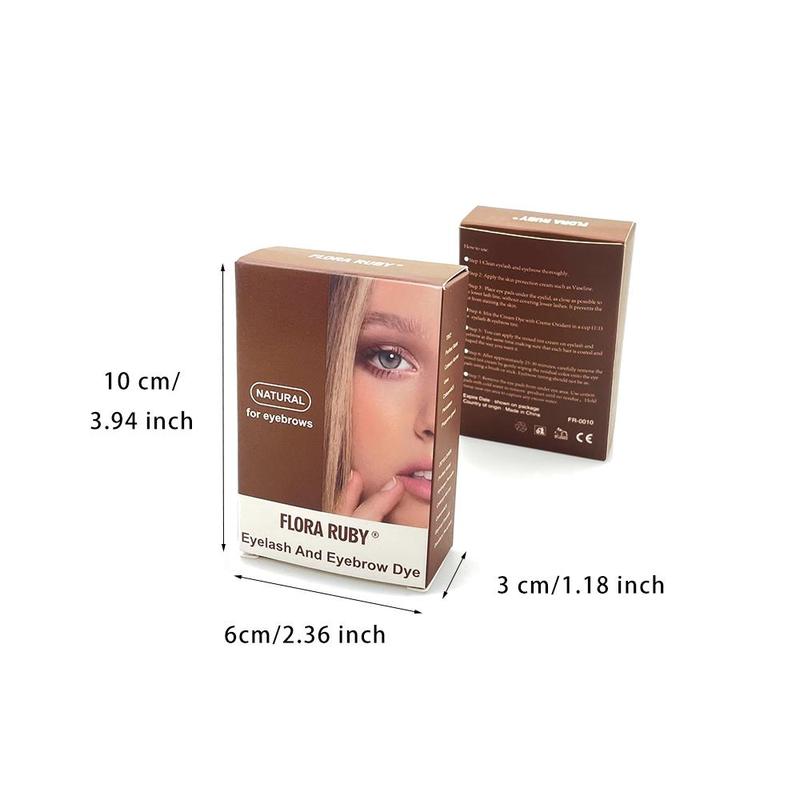 Eyebrow Dye Kit, 1 Set Eyebrow Tinted Cream Eyelash Pomade Cream, Eye Brow and Eye Lash Coloring Cream, Eyebrow Makeup Products