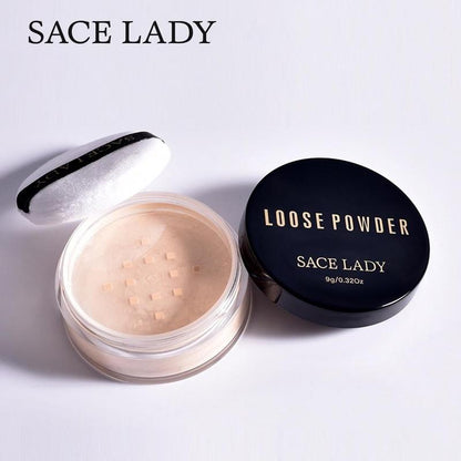 Powder Foundation, Long-wearing Oil Control Matte Powder, Matte Long-lasting Smooth Loose Setting Powder