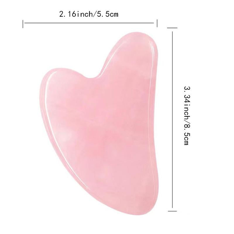 Heart Shaped Face Massage Tool, 1 Count?Face Gua Sha Board, Professional Facial Massage Tool for Women and Men